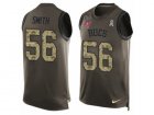 Mens Nike Tampa Bay Buccaneers #56 Jacquies Smith Limited Green Salute to Service Tank Top NFL Jersey