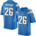 Mens Nike San Diego Chargers #26 Casey Hayward Limited Electric Blue Alternate NFL Jersey