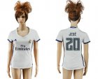 Womens Real Madrid #20 Jese Home Soccer Club Jersey