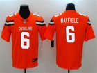 Nike Browns #6 Baker Mayfield Orange Vapor Untouchable Limited Jersey
