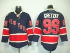 NHL Jerseys New York Rangers #99 Gretzky dk blue