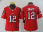 Nike Patriots #12 Tom Brady Red Youth Inverted Legend