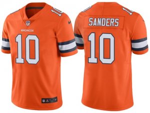 Denver Broncos #10 Emmanuel Sanders Orange Color Rush Limited Jersey