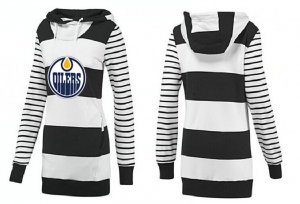 NHL Women Edmonton Oilers Logo Pullover Hoodie 11