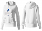 Women Detroit Lions Logo Pullover Hoodie-131