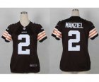 Nike women jerseys cleveland browns #2 manziel brown