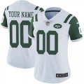 Womens Nike New York Jets Customized White Vapor Untouchable Limited Player NFL Jersey