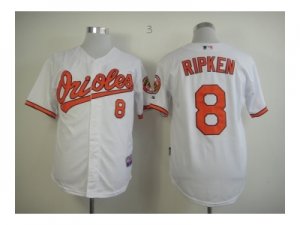 mlb jerseys baltimore orioles #8 ripken white