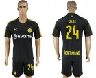 2017-18 Dortmund 24 SARR Away Soccer Jersey