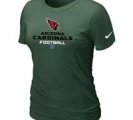 Women Arizona Cardicals Deep Green T-Shirt