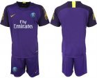 2018-19 Pari Saint-Germain Home Violet Goalkeeper Soccer Jersey