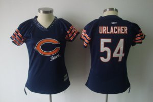 2011 Women\'s Field Flirt Fashion nfl chicago bears #54 urlacher blue