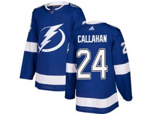 Youth Adidas Tampa Bay Lightning #24 Ryan Callahan Blue Home Authentic Stitched NHL Jersey