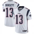 Nike Patriots #13 Phillip Dorsett White Vapor Untouchable Limited Jersey