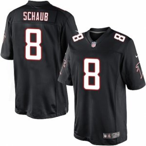 Mens Nike Atlanta Falcons #8 Matt Schaub Limited Black Alternate NFL Jersey