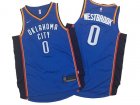 Oklahoma City Thunder # 0 Russell Westbrook Blue Nike Jersey
