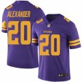 Youth Nike Minnesota Vikings #20 Mackensie Alexander Limited Purple Rush NFL Jersey