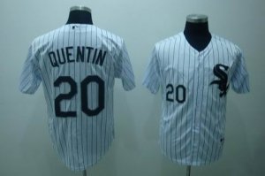 mlb chicago white sox #20 quentin white(black strip)