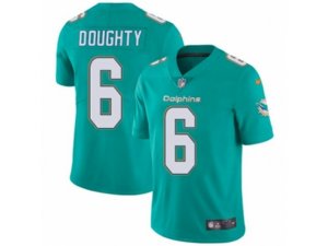 Nike Miami Dolphins #6 Brandon Doughty Vapor Untouchable Limited Aqua Green Team Color NFL Jersey