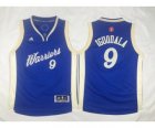 Youth nba golden state warriors #9 iguodala blue[2015 Christmas edition]