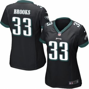 Women\'s Nike Philadelphia Eagles #33 Ron Brooks Limited Black Alternate NFL Jersey