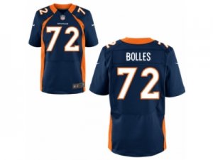 Mens Denver Broncos #72 Garett Bolles Nike Blue 2017 Draft Pick Elite Jersey