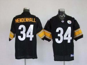 nfl pittsburgh steelers #34 mendenhall black(white number)