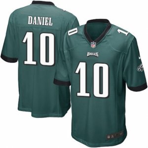 Mens Nike Philadelphia Eagles #10 Chase Daniel Game Midnight Green Team Color NFL Jersey