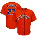 Astros #27 Jose Altuve Orange Cool Base Jersey