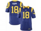 Mens Nike Los Angeles Rams #18 Cooper Kupp Elite Royal Blue Alternate NFL Jersey