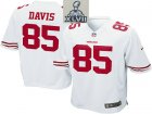 2013 Super Bowl XLVII NEW San Francisco 49ers #85 Vernon Davis Game White (NEW)