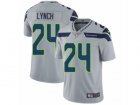 Mens Nike Seattle Seahawks #24 Marshawn Lynch Vapor Untouchable Limited Grey Alternate NFL Jersey