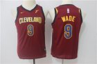 Cavaliers #9 Dwyane Wade Red Youth Nike Swingman Jersey