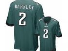 Nike NFL Philadelphia Eagles #2 Matt Barkley Green Jerseys(Game)