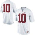 Alabama Crimson Tide A.J McCarron # 10 College Limited Jerseys White