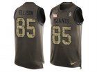 Mens Nike New York Giants #85 Rhett Ellison Limited Green Salute to Service Tank Top NFL Jersey
