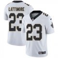 Nike Saints #23 Marshon Lattimore White Vapor Untouchable Limited Jersey