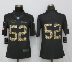 Nike Bears #52 Khalil Mack Anthracite Salute To Service Limited Jersey