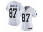 Women Nike Oakland Raiders #87 Dave Casper Vapor Untouchable Limited White NFL Jersey