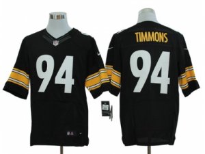 Nike NFL Pittsburgh Steelers #94 Lawrence Timmons Black Jerseys(Elite)