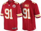 Men Kansas City Chiefs #91 Tamba Hali Red Color Rush Limited Jersey