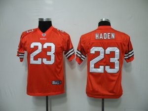 youth Cleveland Browns #23 Joe Haden orange