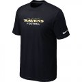 Nike Baltimore Ravens Sideline Legend Authentic Font T-Shirt BLACK