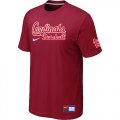 St. Louis Cardinals Red Nike Short Sleeve Practice T-Shirt