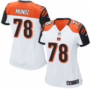 Womens Nike Cincinnati Bengals #78 Anthony Munoz Game White NFL Jersey