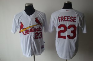 mlb st.louis cardinals #23 freese white