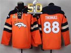 Nike Denver Broncos #88 Demaryius Thomas Orange Super Bowl 50 Player Pullover NFL Hoodie