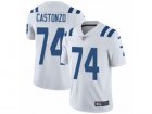 Mens Nike Indianapolis Colts #74 Anthony Castonzo Vapor Untouchable Limited White NFL Jersey