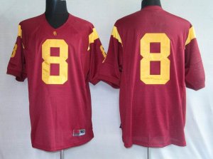 NCAA [USC Trojans] jerseys #8 Red