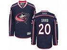 Youth Reebok Columbus Blue Jackets #20 Brandon Saad Authentic Navy Blue Home NHL Jersey